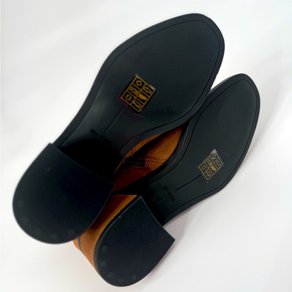 Dolce Vita Boots Leland Brown Suede Ankle Boot - Picture 6 of 8